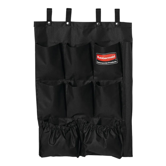 Rubbermaid Commercial FG9T9000 BLA Rubbermaid Comm. 9-Pocket Hanging Cart Caddy