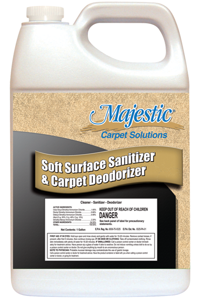 Majestic Soft Surface Sanitizer & Carpet Deodorizer