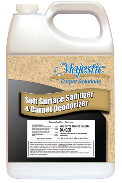 Majestic Soft Surface Sanitizer Carpet Deodorizer Advanced